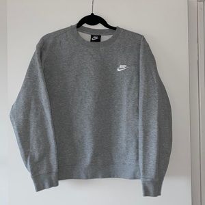 Grey Nike crew neck